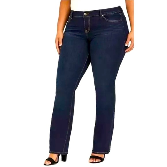 Torrid First At Fit Dark Wash Boot Cut Jeans Size 14S